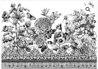 Astoria Foliage 24x33 Paintable Decor Transfer (61 x 84 cm)