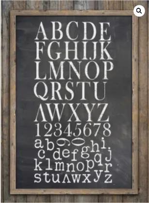 Typesetting 12x12 Decor Stamps (30x30cm) 2 sayfa