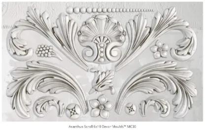 Acanthus 6x10 Decor Moulds (15x25cm)