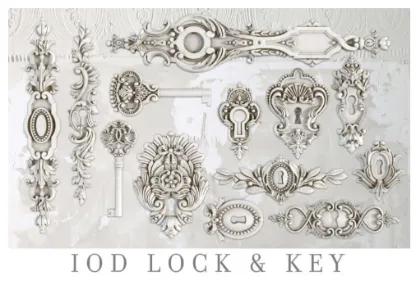 Lock and Key 6x10 Decor Moulds (15x25cm)