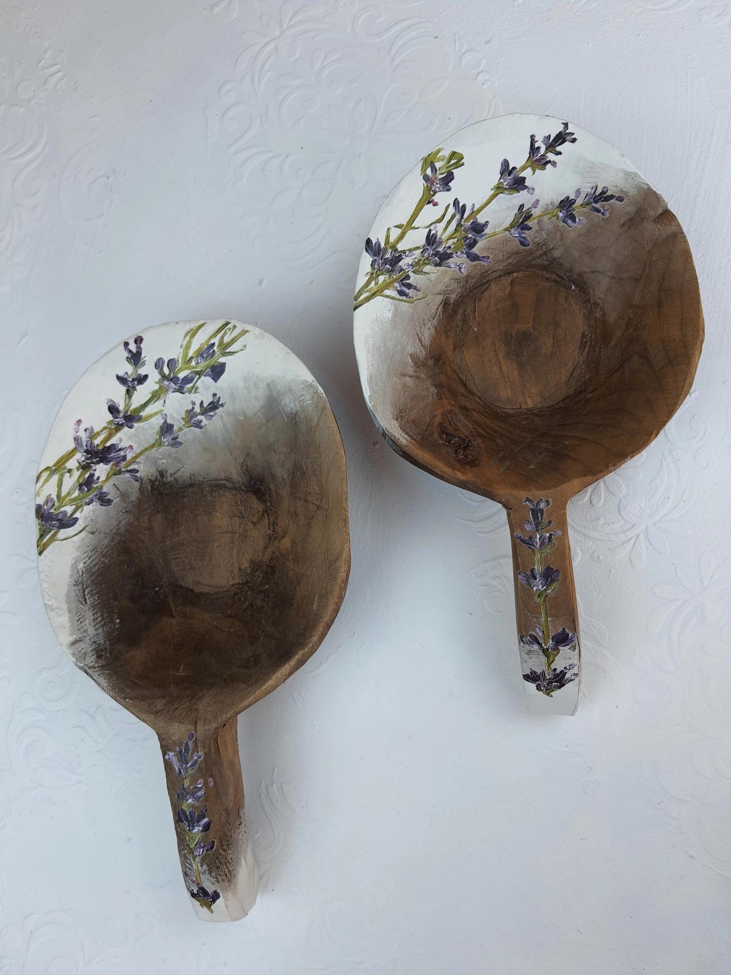 Ahşap Büyük Saplı Tas